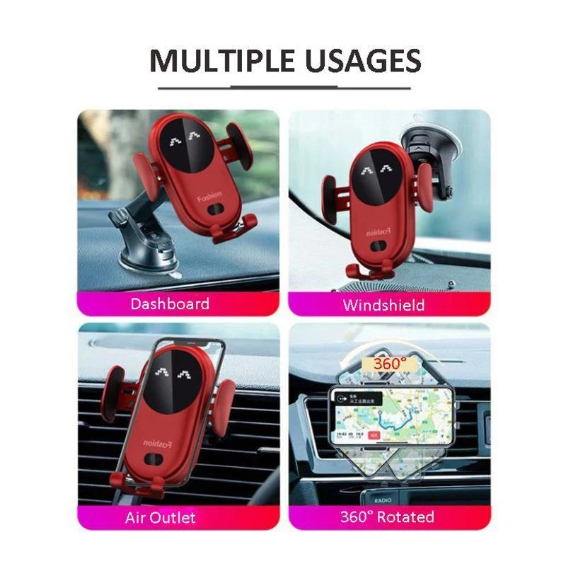 Smart Car Wireless Charger Phone Holder - Image 8