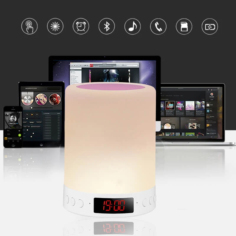 Bluetooth Speaker&Colorful Lighting Table Lamp - Image 8