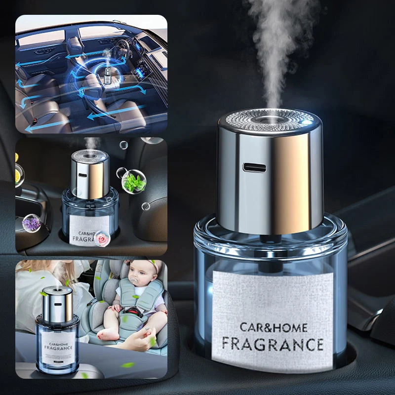 Smart Ultrasonic Atomized Car Air Freshener - 5 Gears Adjustment & Auto On/Off - Image 5