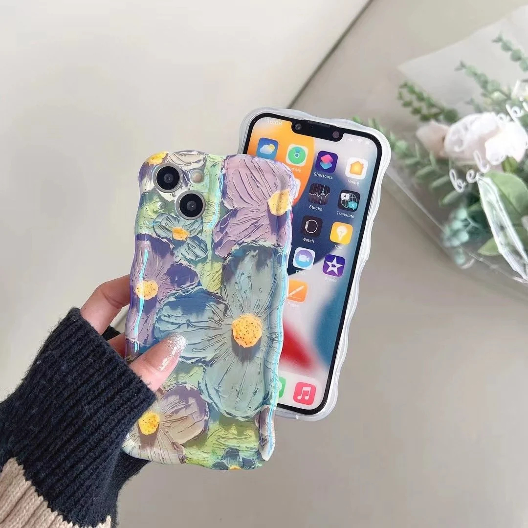 iPhone Colorful Oil Painting Exquisite Phone Case - Image 3