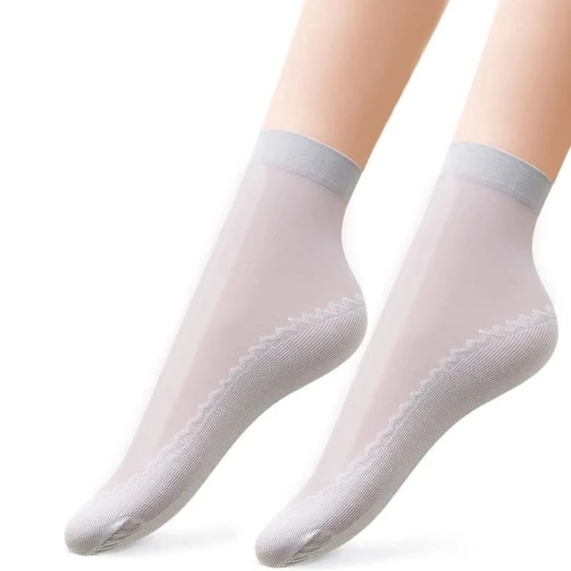 Silky Anti-Slip Cotton Socks - Image 6