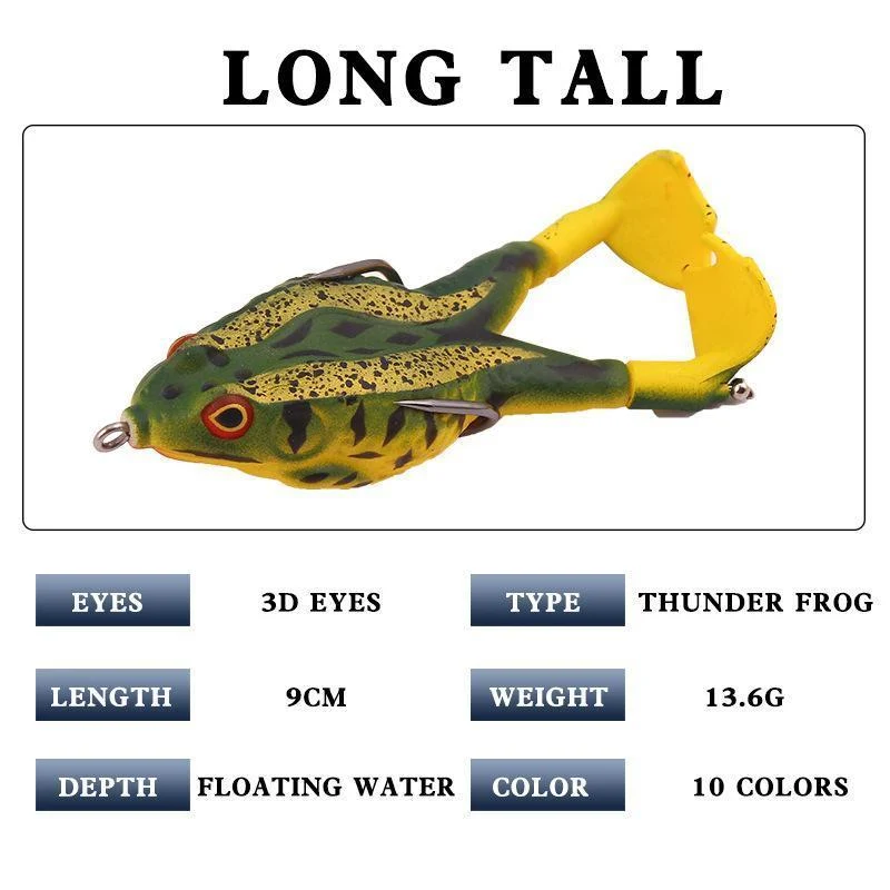 🎁Father's Day Pre Sale🐠Double Propeller Frog Soft Bait - Image 3