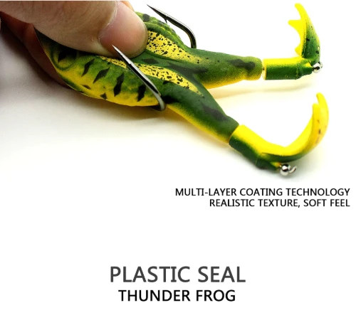 🎁Father's Day Pre Sale🐠Double Propeller Frog Soft Bait - Image 7
