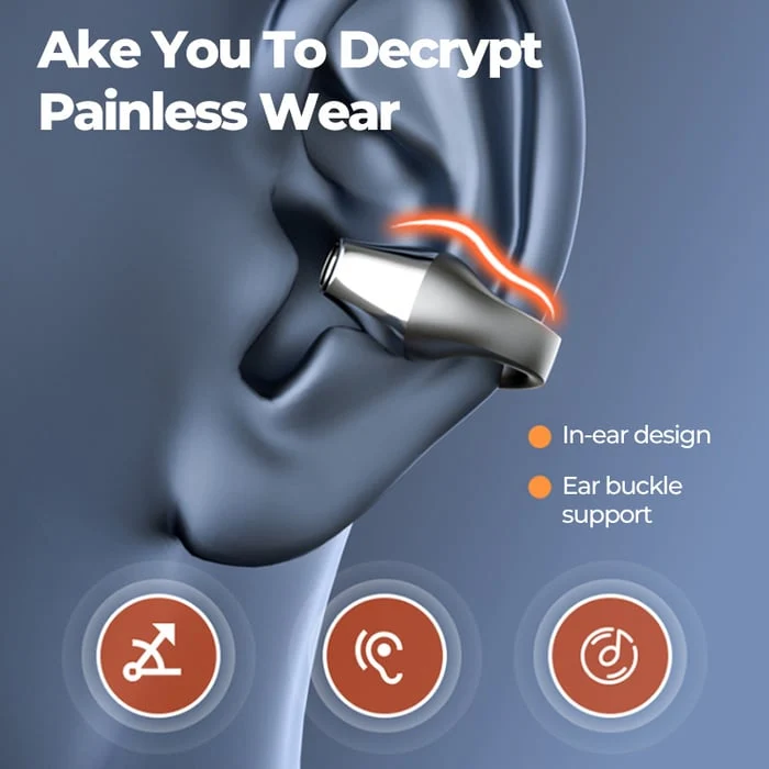 🎁Last Day Promotion 49% OFF🎁 2023 Wireless Ear Clip Bone Conduction Headphones🎧 - Image 4