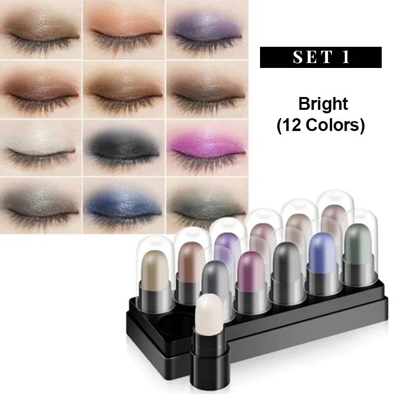 15 Color Highlighter Eyeshadow Pencil Waterproof Glitter Eye Shadow Eyeliner Pen - Image 11