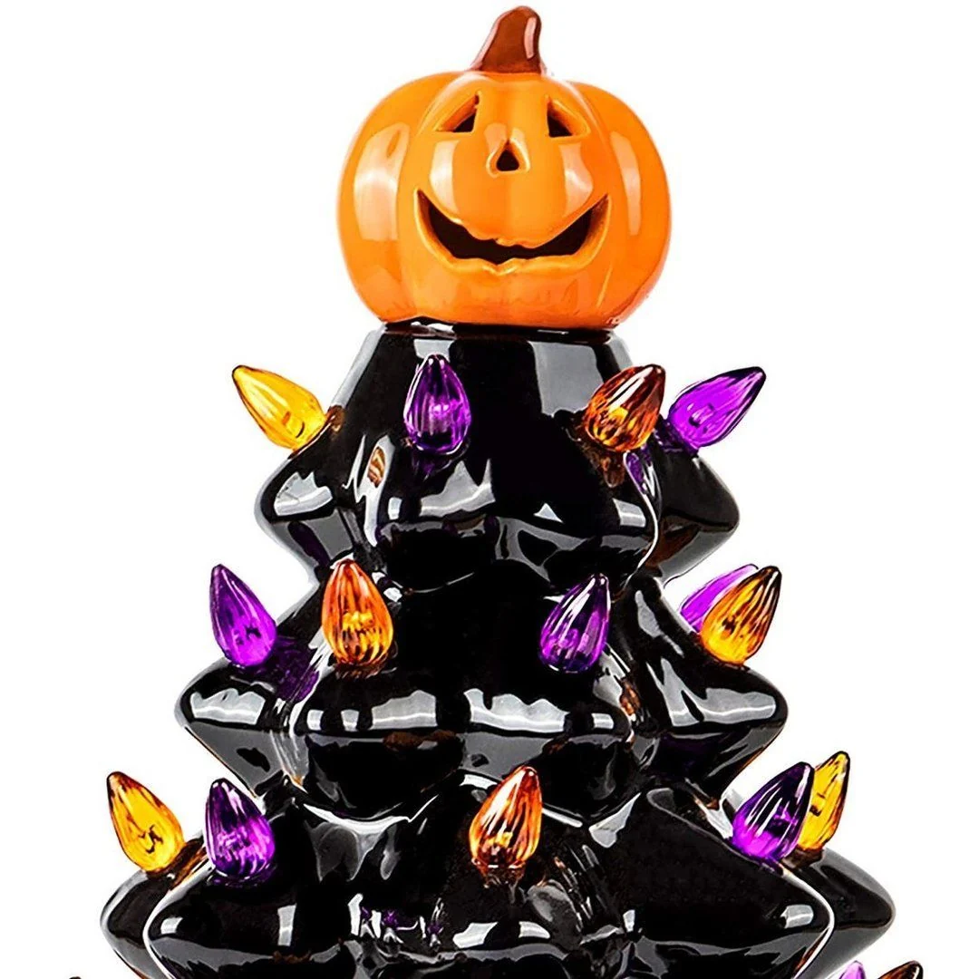 Halloween Colored lights Christmas Tree - Image 9