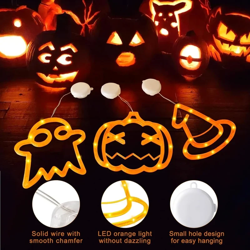 Halloween Decorations Window Lights - Image 4