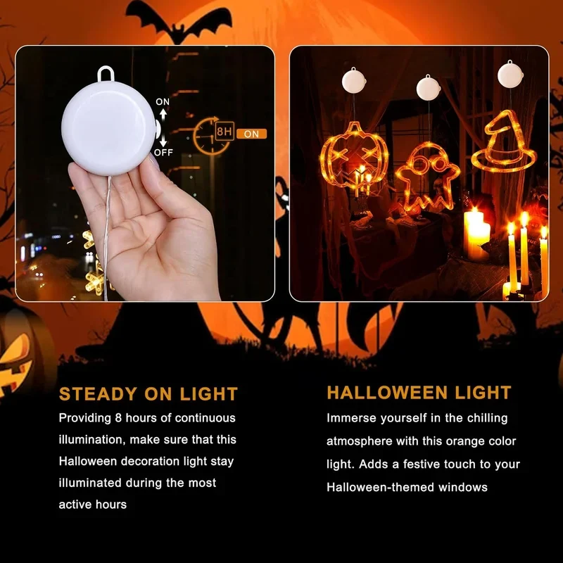 Halloween Decorations Window Lights - Image 6