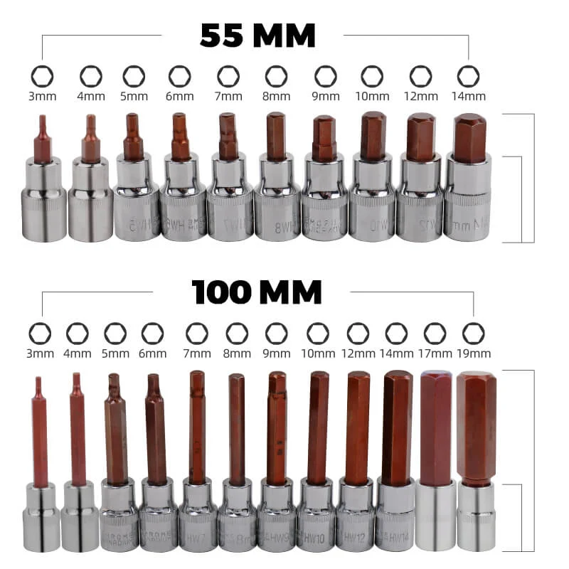 Hexagon twelve point screwdriver socket head - Image 8