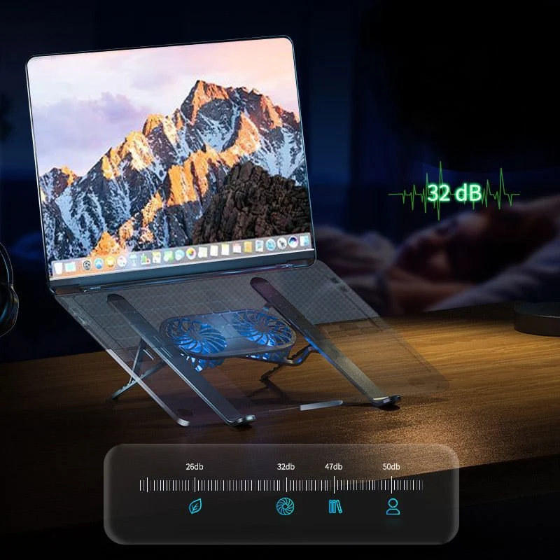 Laptop Heightened Holder with Cooling Fan - Image 5