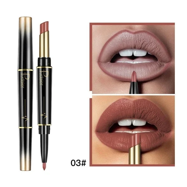 16 Color Long Lasting Lipstick Lipstick + Lip Liner Combo - Image 5
