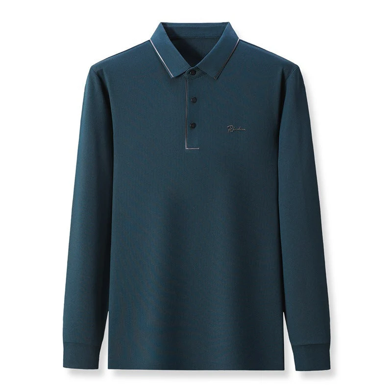 Long Sleeved Shirt Men's Autuan Business Top - Image 7