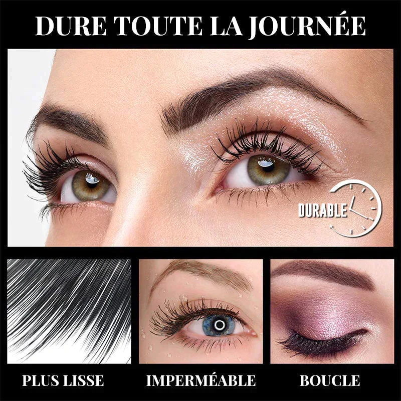 Long lasting waterproof mascara 4D Silk fiber lashes - Image 3