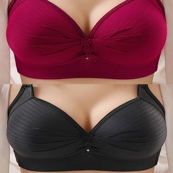🌞2025 Summer Hot Sale Buy 3 Get 1 Free 🥰Plus Size Comfortable Underwear Bra - Image 19