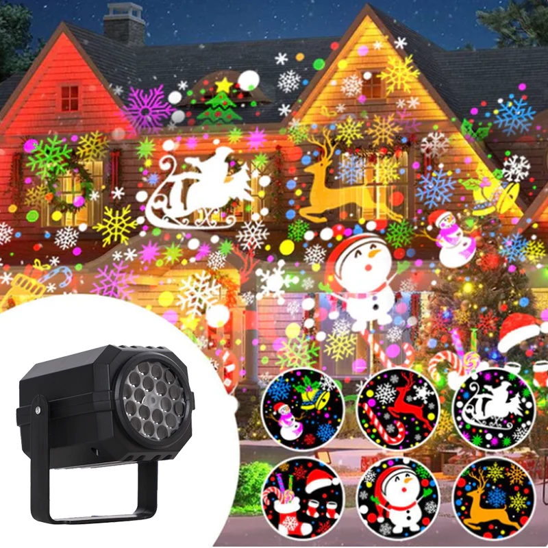 🎅Christmas Hot Sale 50% Off🎁Rotating LED Christmas Pattern Projector Light - Image 3