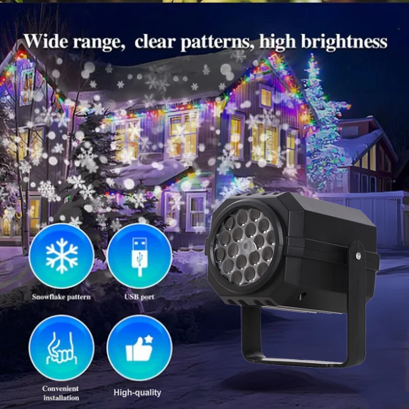🎅Christmas Hot Sale 50% Off🎁Rotating LED Christmas Pattern Projector Light - Image 6