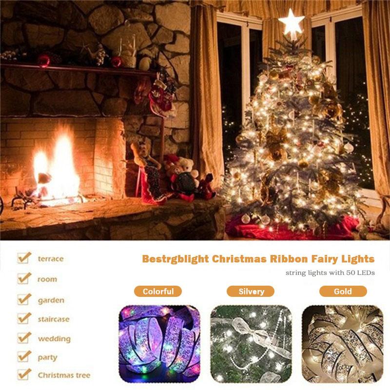 💥Hot Sale💥Christmas Ribbon Fairy Lights - Image 11