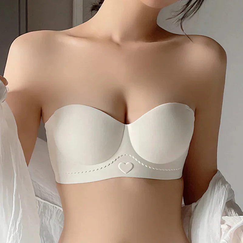 (Half Cup with Heart) Women's Seamless Underwear - Image 12