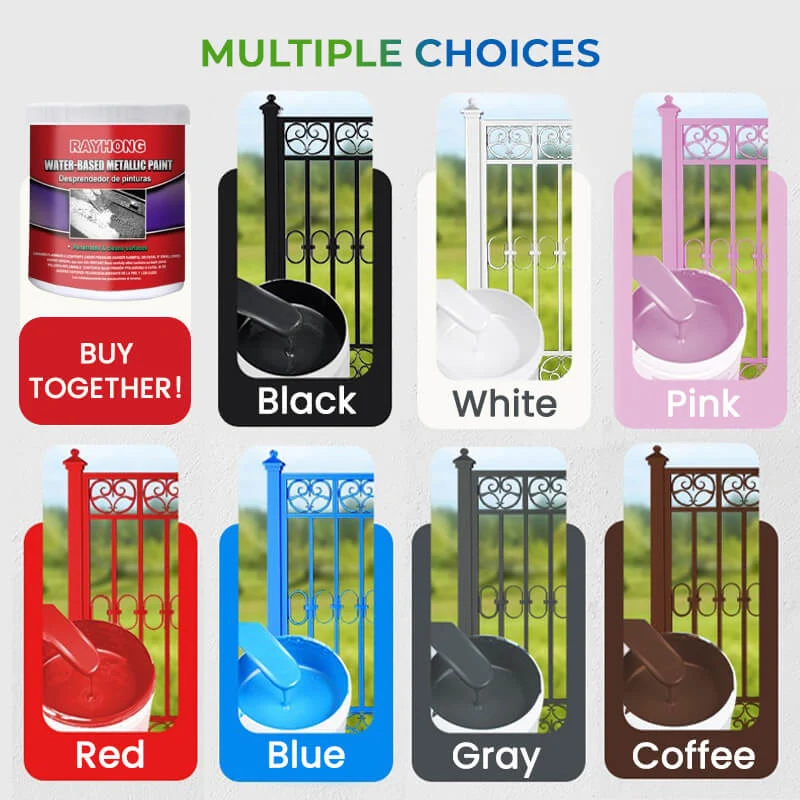 Buy 2 Free Shipping - Water-based Metal Rust Remover Metallic Paint - Image 12